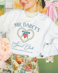 Cute Pride and Prejudice Gift for Friend Who Loves Jane Austen Mr Darcys Social Club Romance Reader Gift for Bookworm Literature Major Graphic Tee – Everyday Comfort · Must-Have Style