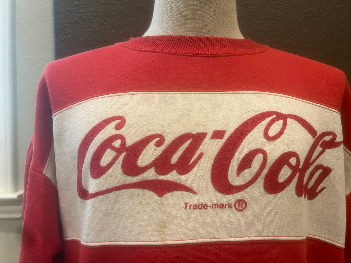 Vintage 8039s Coca Cola Red Coke Crewneck Sweatshirt Size XL Sweatshirt – Soft Feel · Trending Graphic Apparel
