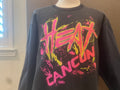 Vintage 9039s Heat Cancun Mexico Black Crewneck Sweatshirt Size M Sweatshirt – Cozy Vibes · Trending Graphic Apparel