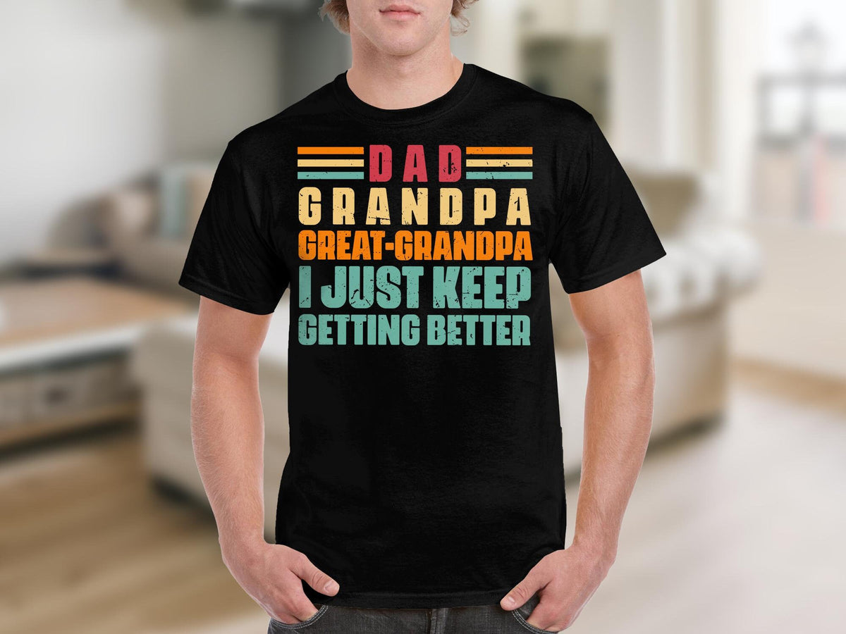 Dad Grandpa GreatGrandpa Graphic TShirt Family Love Multicolor Tee for Father39s Day Birthday Gift Graphic Tee – Cozy Vibes · Trending Graphic Apparel