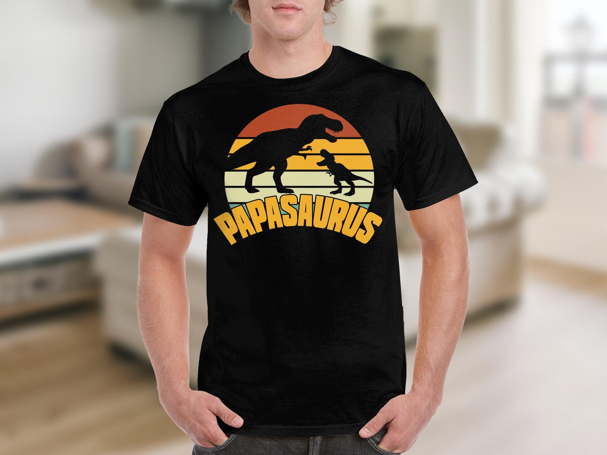 Papasaurus TShirt Dinosaur Family Matching Tee Father Son Gift Graphic Tee – Aesthetic Look · Must-Have Style