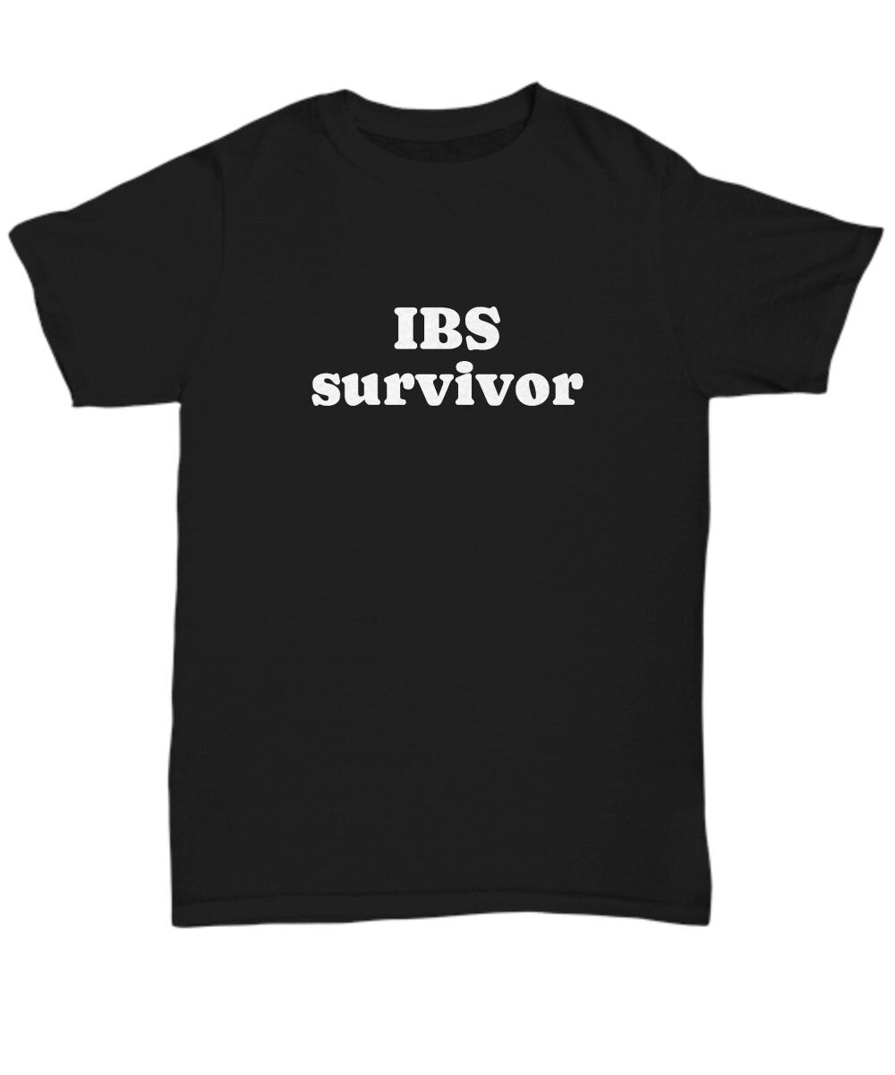 Funny IBS Shirt Ibs Gift Irritable Bowel Syndrome Get Well Gift IBS Survivor Unisex Tee Graphic Tee – Fan Favorite · Perfect For Daily Wear