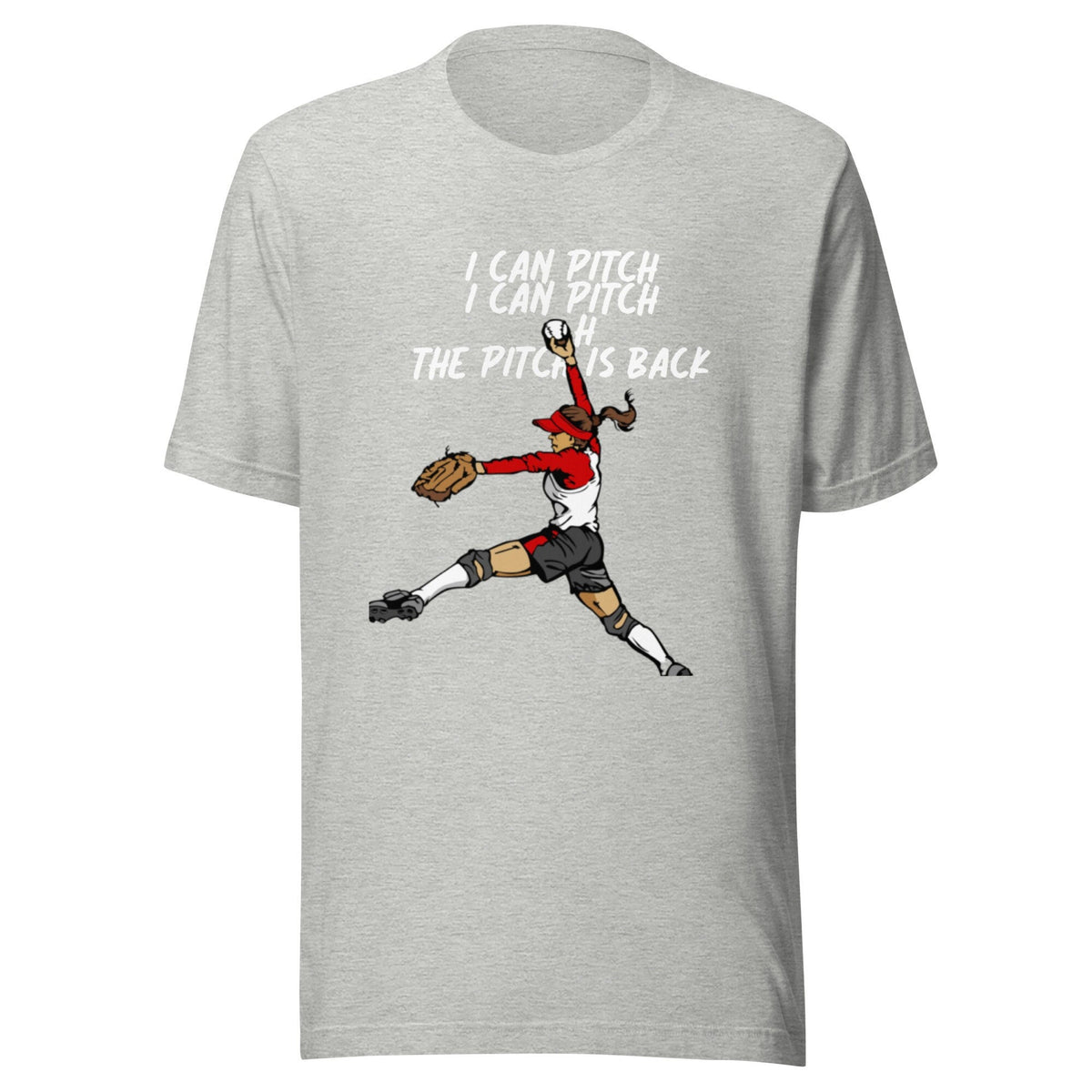 I Can Pitch I Can Pitch OH The Pitch is Back Play on words Elton John Song TShirt for Softball Pitchers Graphic Tee – Bold Style · High-Quality Print