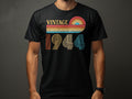 80th Birthday Retro Rainbow Graphic TShirt Vintage Inspired Design Tee Classic 1940s Style Shirt Unisex Casual Wear Graphic Tee – Cozy Vibes · Top Pick For Any Outfit