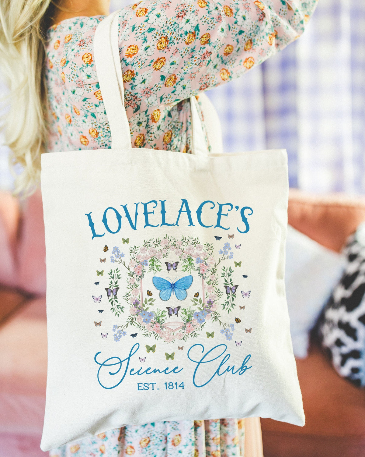 Science Teacher Tote Bag for Science Major Who Loves Women39s History Butterfly Lover Gift with Flowers Cute Scientist Gift Science Lover Tote Bag – Premium Graphic · Must-Have Style