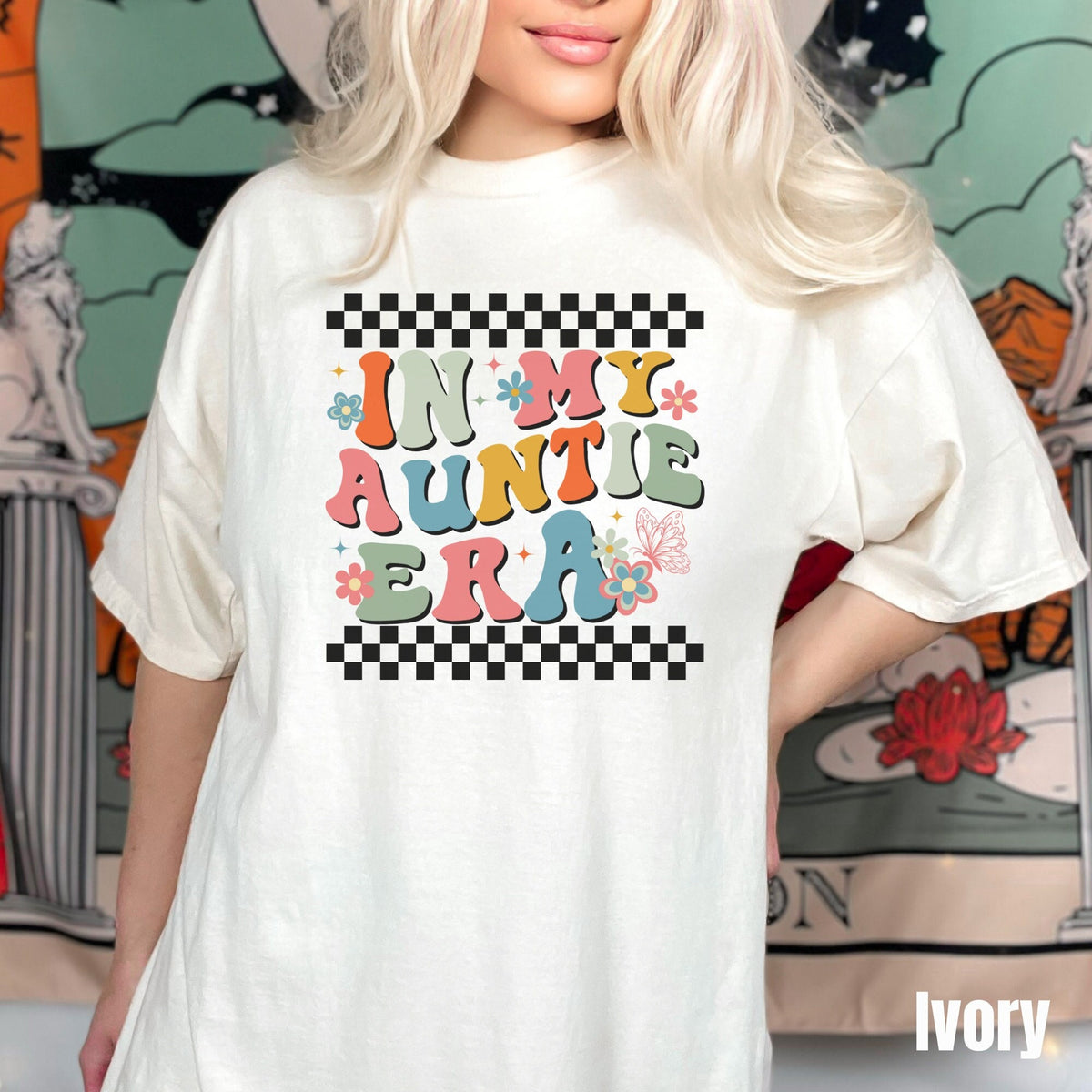 In My Auntie Era Shirt Auntie Shirt Aunt Shirt Gift For Aunts Cool Aunt Shirt Favorite Aunt Shirt Aunt To Be Gift Graphic Tee – Cozy Vibes · Trending Graphic Apparel