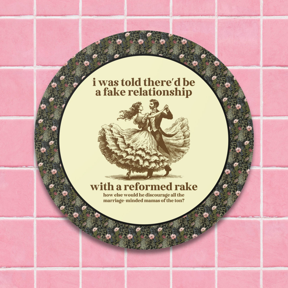Historical Romance Reader Sticker for Book Lover Funny Romance Tropes Sticker for Bookworm Regency Romance Sticker Book Lover Gift Idea Graphic Tee – Aesthetic Look · Trending Graphic Apparel