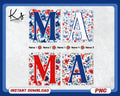 Retro Boho Mama Png 4th Of July Png Fourth Of July Png Floral Mama Png Patriotic Mama Png Retro Boho Mama Mom Little Flower Kids Png Graphic Tee – Cozy Vibes · High-Quality Print