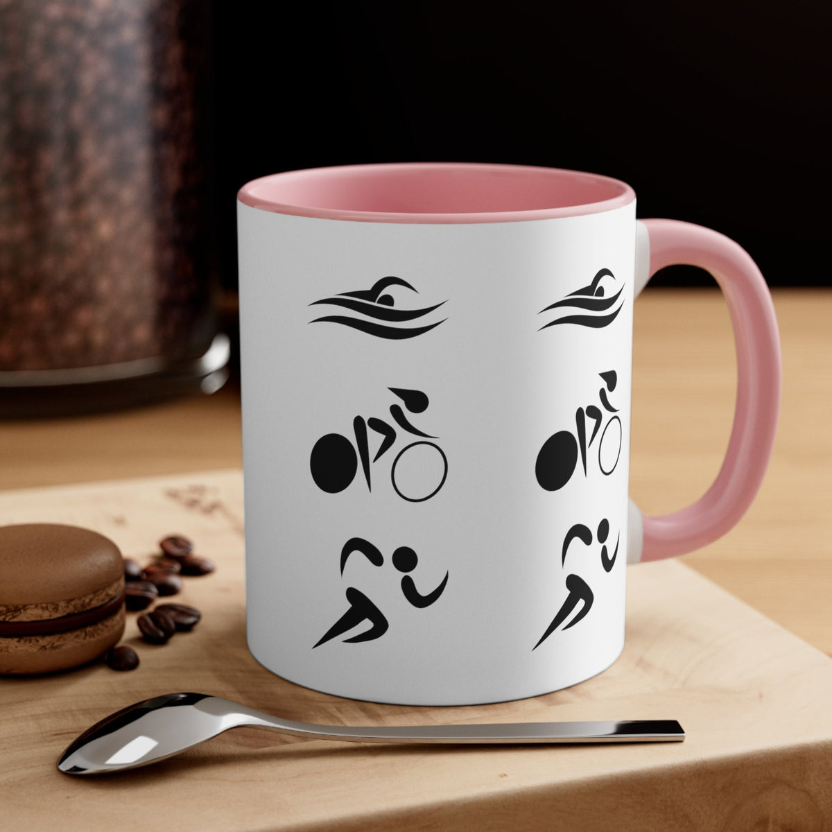 Triathlon Style Logo Coffee Mug 11oz gift him gift her triathlete gear triathlon mug Graphic Tee – Feel-Good Design · Must-Have Style