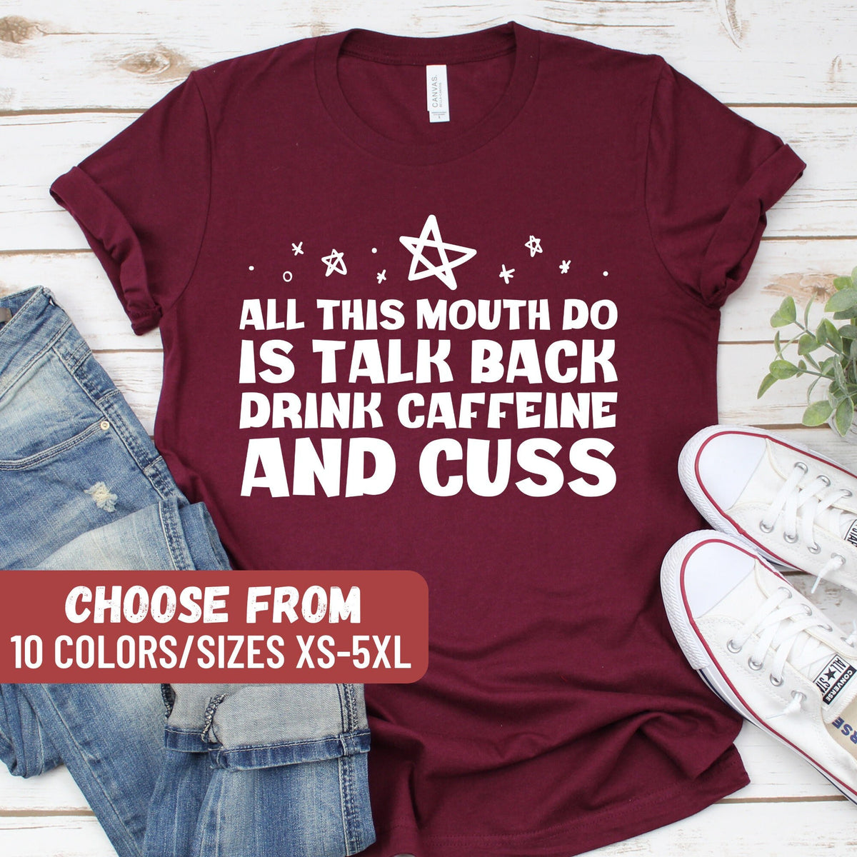 Funny Mom Tees Mom Shirts Mom Gift Mom Graphic Tees Caffeine Tshirt Funny Graphic Tee Caffeine Lover Shirt Funny Coffee Shirt Graphic Tee – Premium Graphic · High-Quality Print