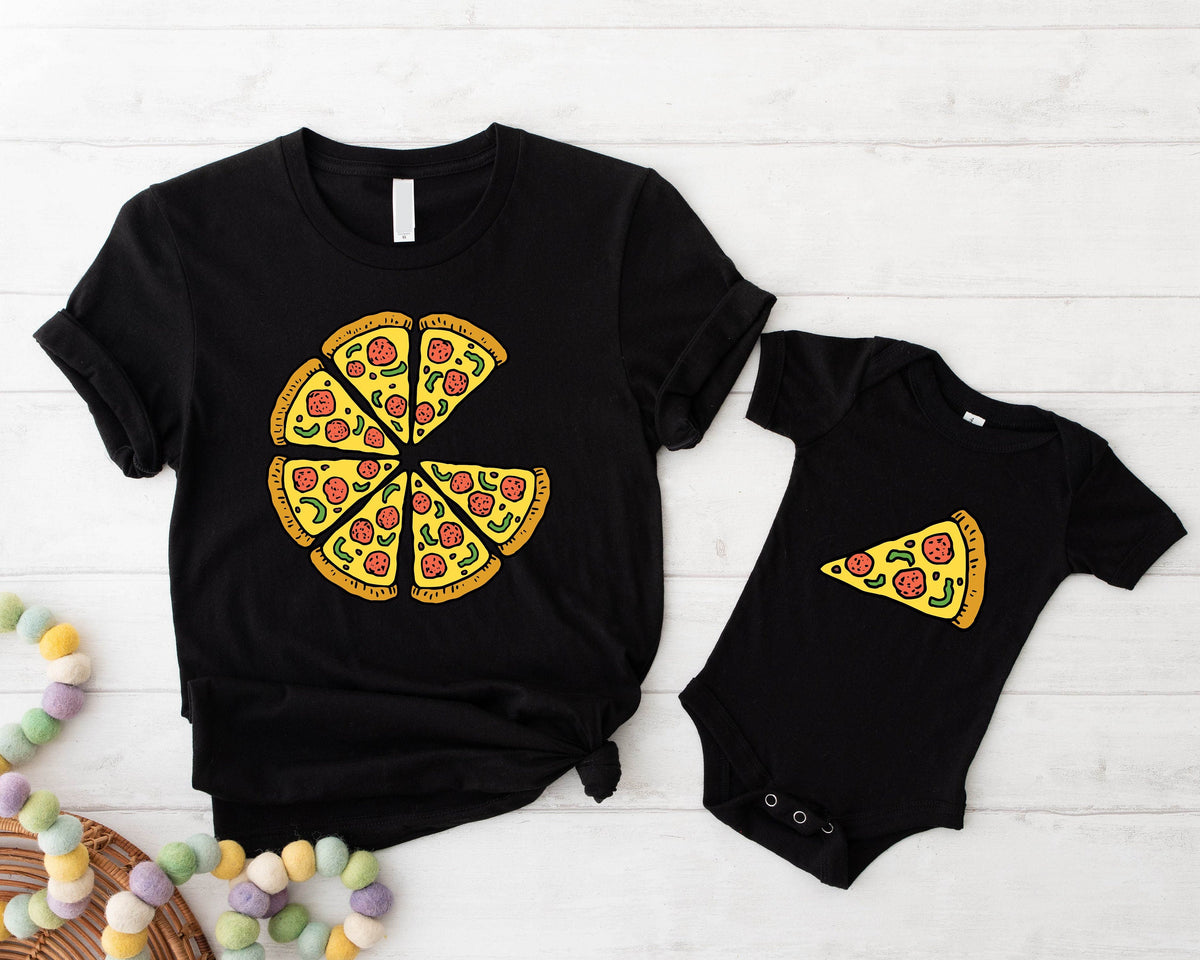 Funny Fathers Day Shirt Dad and Baby Pizza Shirt 1st Father39s Day Gift Dad and Son Matching Shirt Baby Girl and Dad Mom and Me Shirt Graphic Tee – Feel-Good Design · Trending Graphic Apparel