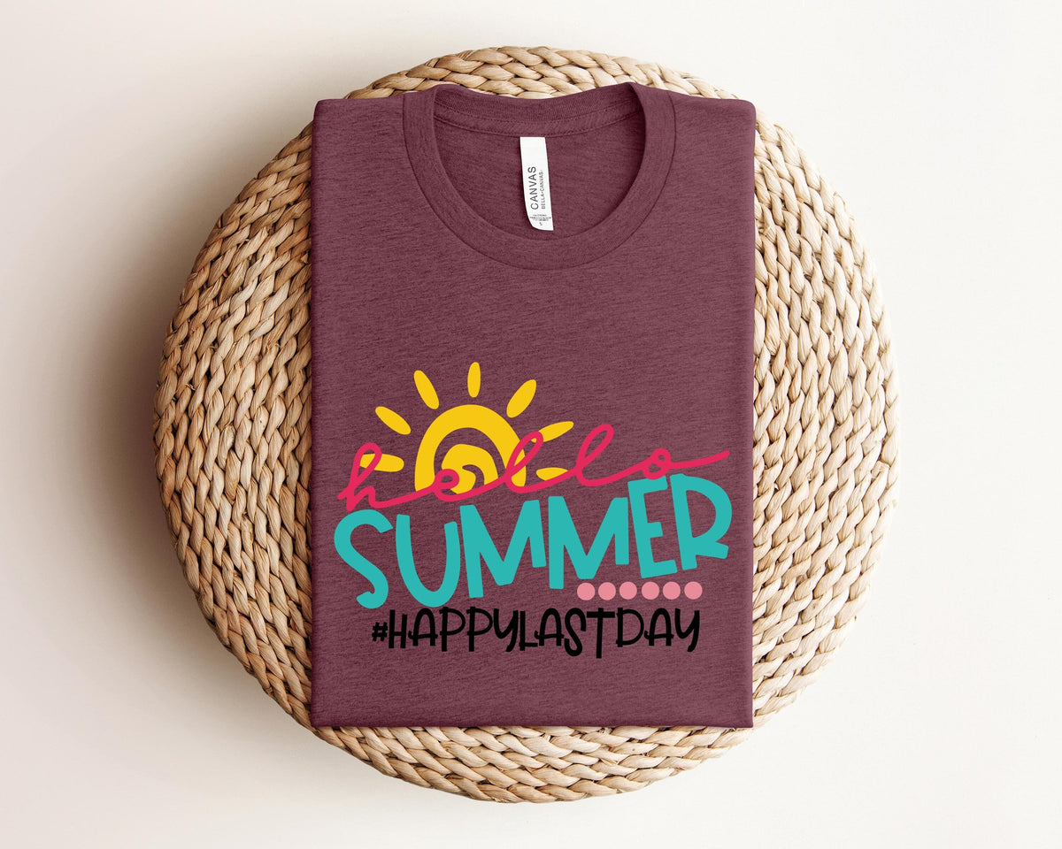 Schools Out For Summer Shirt Happy Last Day Of School Shirt Summer Holiday Shirt End Of the School Year Shirt Classmates Matching Shirt Graphic Tee – Bold Style · Great Gift For Fans