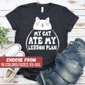 Funny Teacher Shirt Preschool Kindergarten Teacher Gift For Teacher Cat Teacher Shirt Teacher Appreciation Elementary School Teacher Graphic Tee – Bold Style · Great Gift For Fans