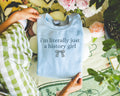 Cute Minimalist History Lover Sweatshirt I39m Literally Just A History Girl Silly History Major Shirt Coquette Bow Boho Y2K Gift for Her Sweatshirt – Easygoing Wear · Perfect For Daily Wear