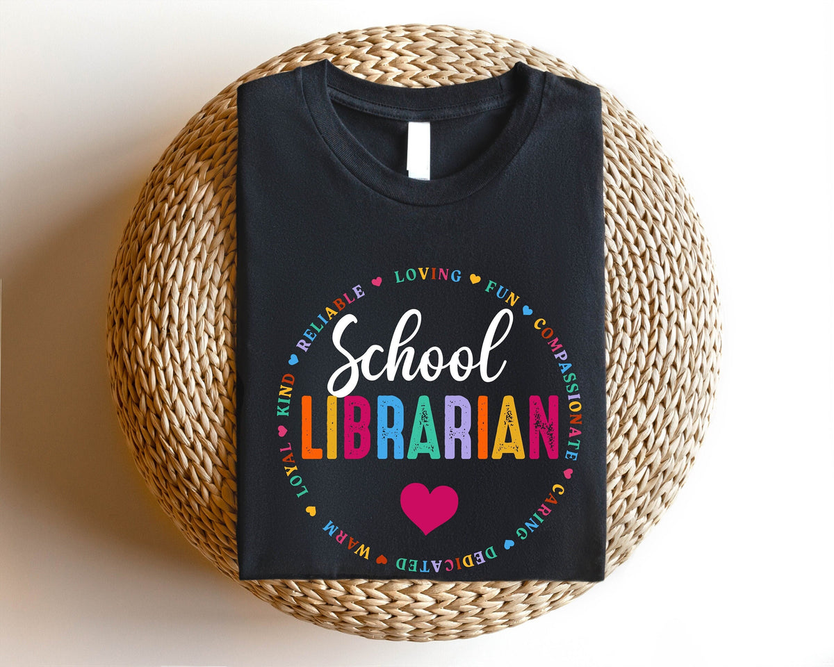 School Librarian Shirt Librarian Team T Shirt School Librarian Gift Librarian Sweatshirt Librarian Appreciation Gift Back To School Tee Sweatshirt – Feel-Good Design · Trending Graphic Apparel