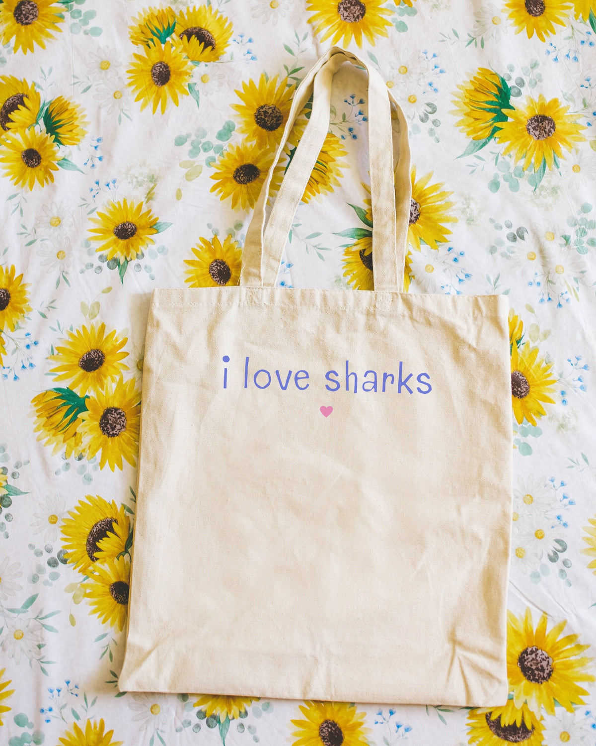Funny Minimalist Shark Tote Bag with Heart I Love Sharks Ridiculous and Simple Funny Friend Gift Friend Who Loves Sharks Tote for Beach Tote Bag – Warm & Stylish · High-Quality Print