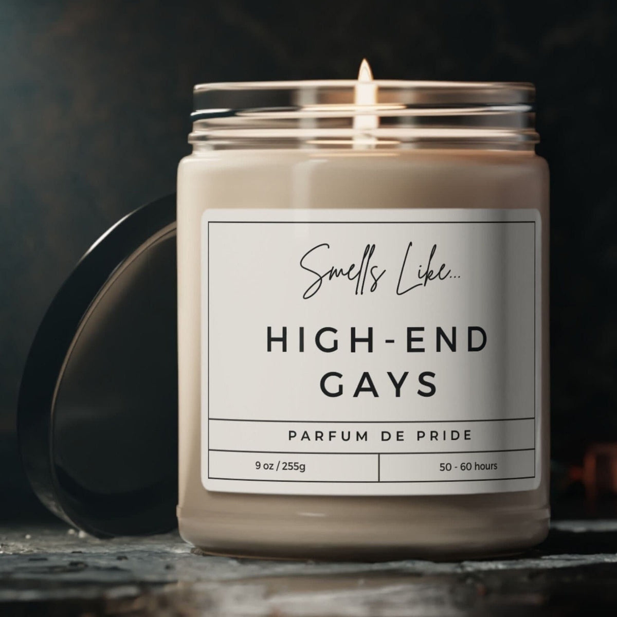 Smells Like Gay Candle Gift Lesbian Couple Gifts Queer Candle LGBTQ Shower WLW Present Sapphic Gift Idea Pride Month Gay Engagement Graphic Tee – Everyday Comfort · Must-Have Style