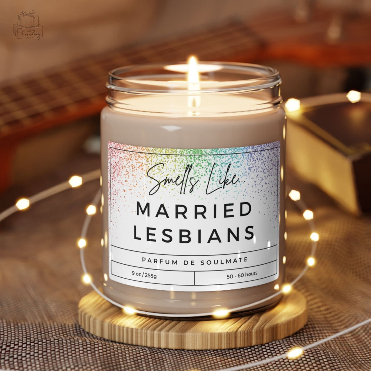 Lesbian Couple Wedding GiftsSapphic CandleGay Friend Engagement GiftLesbian Bridal Gift Lesbian AnniversaryLesbian Birthday CandleWLW Graphic Tee – Premium Graphic · Great Gift For Fans