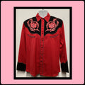 WS008 Vintage reproduction embroidered rayon Scully western shirt Graphic Tee – Premium Graphic · Perfect For Daily Wear