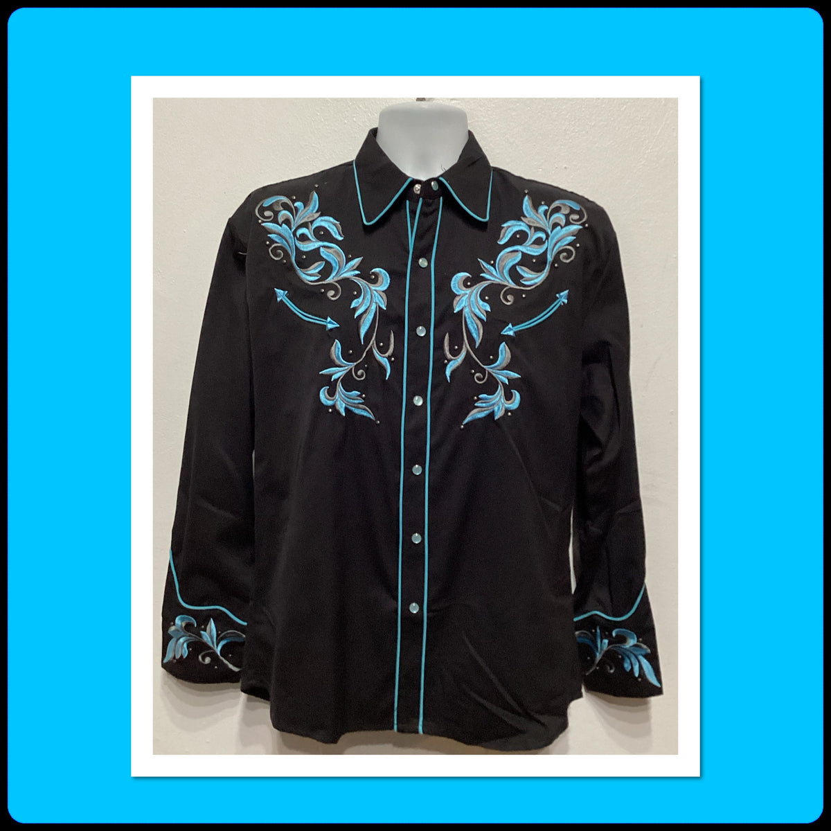 WS004 1950s vintage reproduction embroidered western shirt by Scully Graphic Tee – Soft Feel · Great Gift For Fans