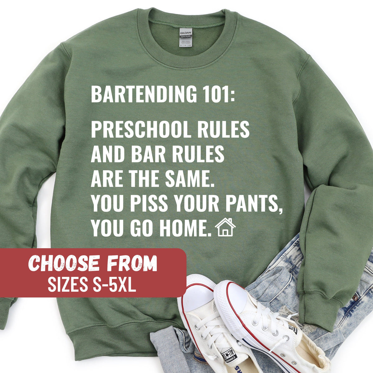 Funny Bartending TShirt Bartender Sweatshirt Bartender Gift Barista Shirt Barmen Tee Bartender Tee Cute Bartender Sweater Sweatshirt – Feel-Good Design · High-Quality Print