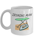 Gift For Someone Who Likes to Iron Extreme Ironing Mug Ironing Gift Ironer Present Ironing Man Graphic Tee – Feel-Good Design · Must-Have Style