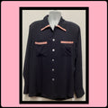 HR056 195039s vintage reproduction two tone quotRock N Rollquot shirt by Hollywood Rogue Graphic Tee – Fan Favorite · Top Pick For Any Outfit