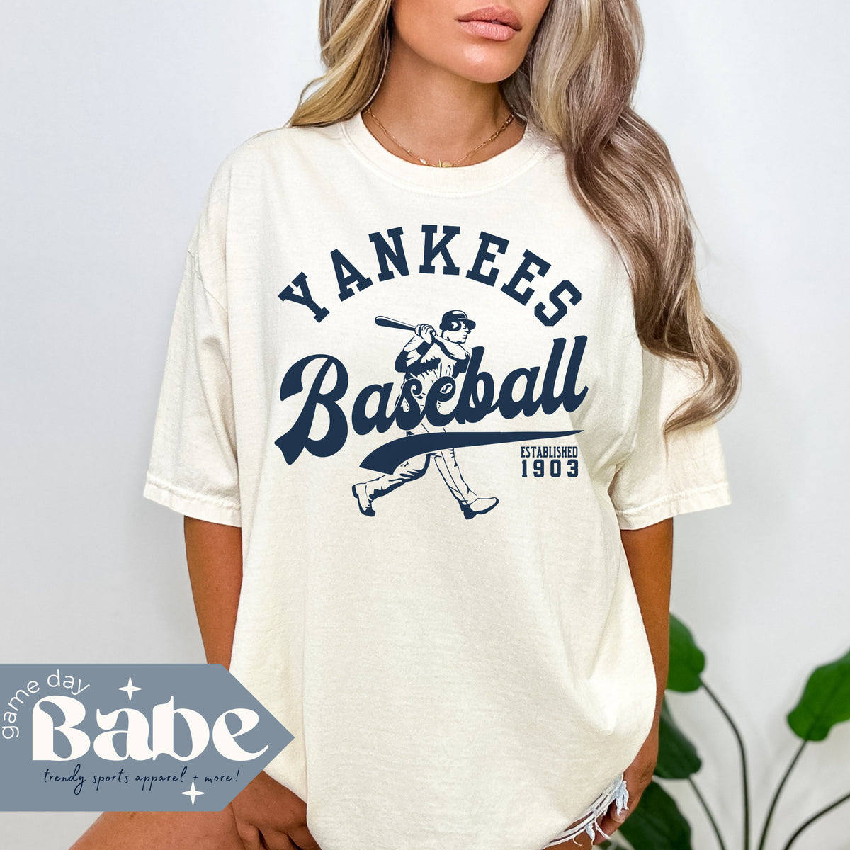 Adult Yankees Baseball Tee Retro New York Shirt Game Day Outfit NY Gear Gift Vintage Bronx Graphic Tee – Premium Graphic · Great Gift For Fans