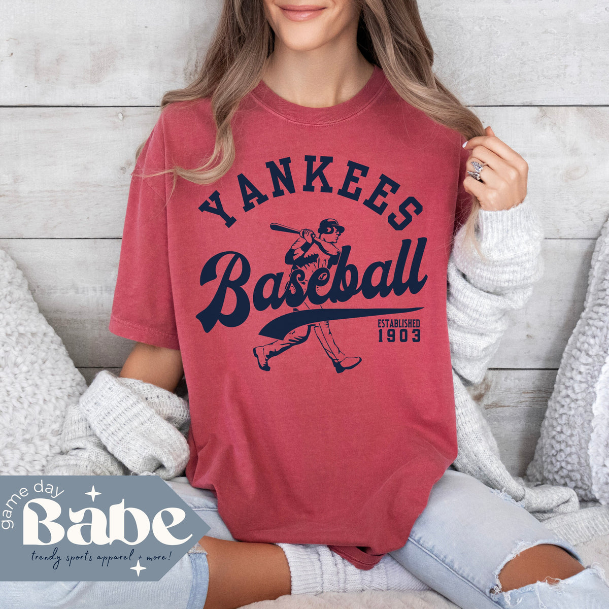 Adult Yankees Baseball Tee Retro New York Shirt Game Day Outfit NY Gear Gift Vintage Bronx 2 Graphic Tee – Everyday Comfort · High-Quality Print