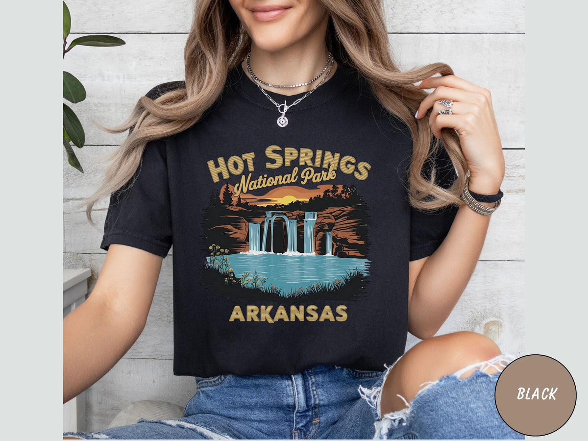Vintage Hot Springs National Park shirt Arkansas tshirt Hot Springs National Park gifts Retro Arkansas Souvenir Sweatshirt Hiking gift Sweatshirt – Warm & Stylish · Trending Graphic Apparel