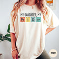 Lgbtq Pride Gear Mom of Daughter Shirt Activism Tee Minimalistic Gay Gift For Queer Parent Supportive Mom Shirt Gay Kid Pride Activism T Graphic Tee – Soft Feel · Trending Graphic Apparel