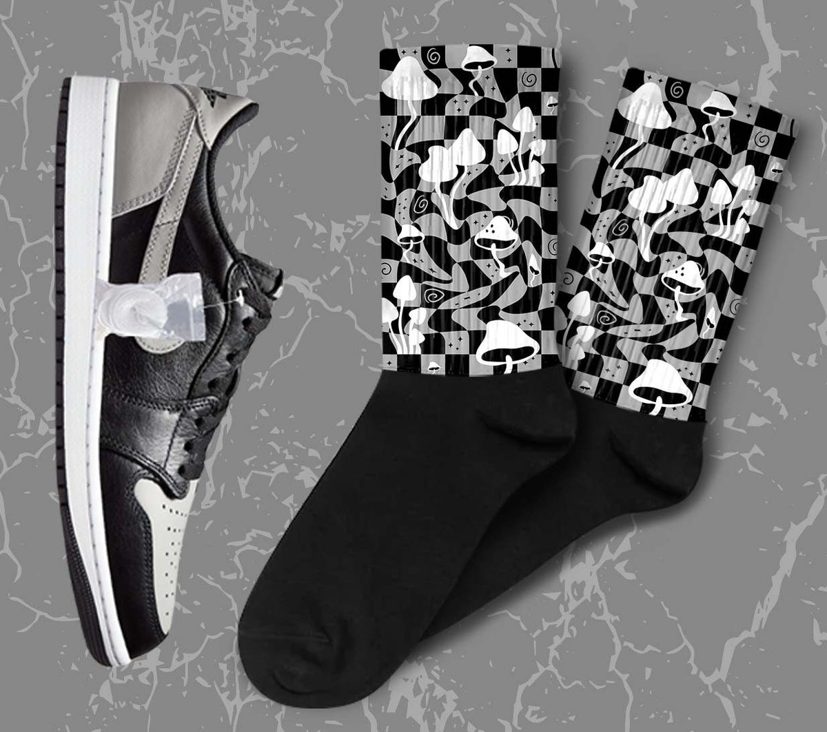 Shadow 1s Dopeskill Sublimated Socks Mushroom Graphic Graphic Tee – Everyday Comfort · Perfect For Daily Wear