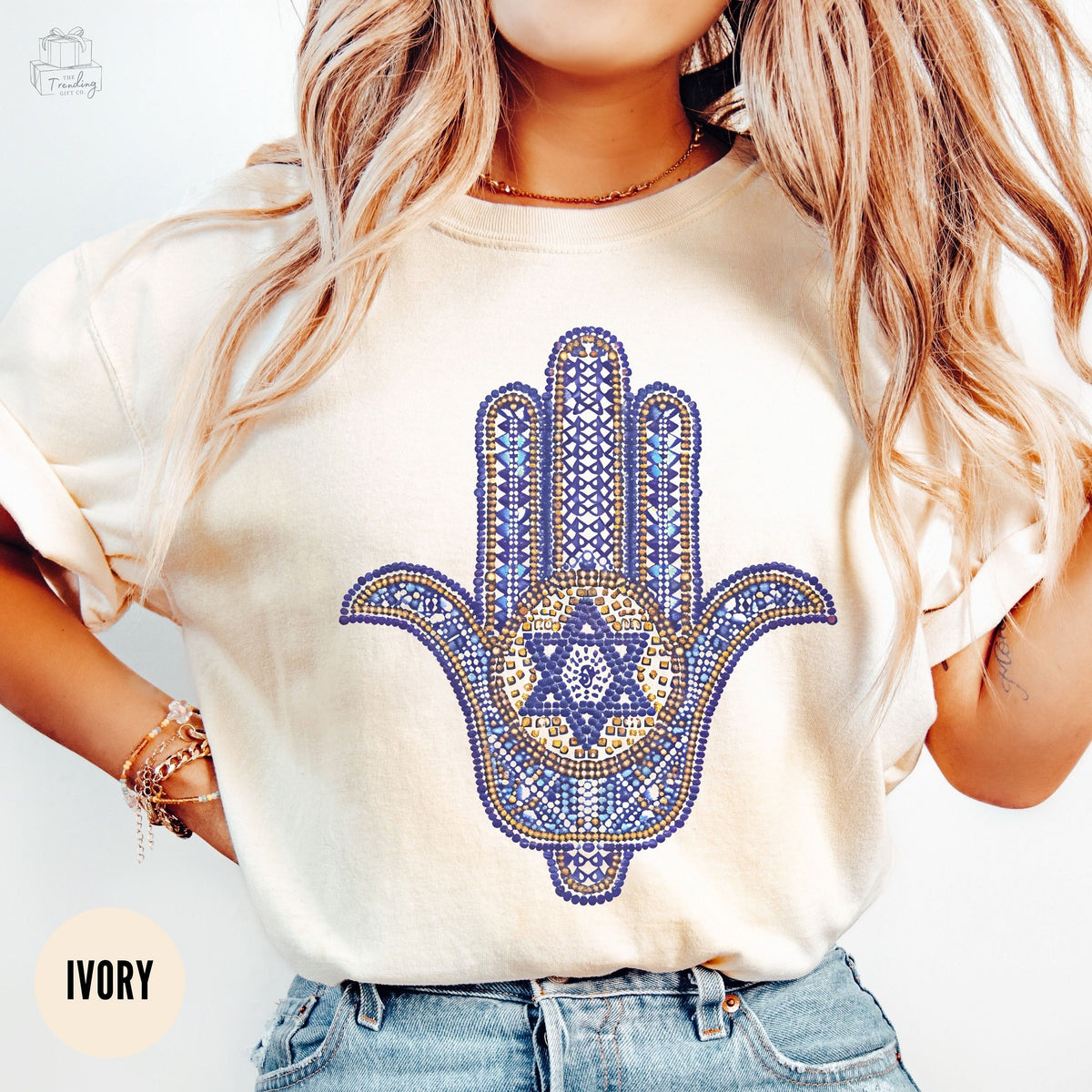 Jewish Pride Tshirt Hamsa Magen David Shirt Jewish Girl Gift Spiritual Tshirt Star Of David Tee Support Isreal Stand With Israel Graphic Tee – Warm & Stylish · Must-Have Style
