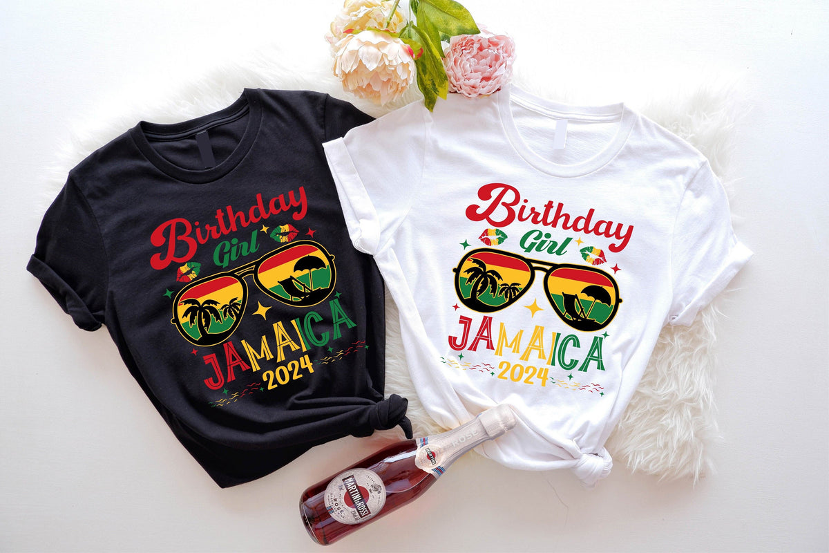 Birthday Girl Jamaica 2024 Shirt Girl Party Matching T Shirt Birthday Crew Jamaica Vacation Party 2024 Shirts Jamaica Travel Gift Tees Graphic Tee – Fan Favorite · High-Quality Print