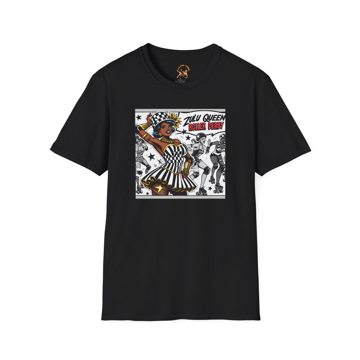 Roller Derby Shirt Zulu Queen T Shirt Roller Skating Roller Skate Vintage Comic Retro Comic Graphic Tee – Premium Graphic · High-Quality Print