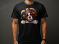 Jester Hat Boxer Dog TShirt Cute Puppy in Colorful Clown Cap Adorable Pet Graphic Tee Fun Animal Lover Gift Unisex Clothing Graphic Tee – Aesthetic Look · Top Pick For Any Outfit