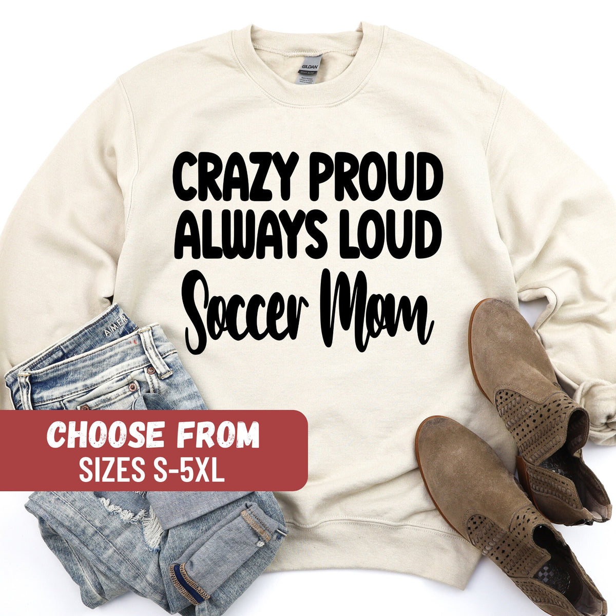 Soccer Sweatshirt Soccer Hoodie Soccer Shirt Gift For Mom Shirt Funny Mom Shirt Mom Gift Mom Graphic Sweatshirts Cute Mom Sweaters Hoodie – Bold Style · High-Quality Print