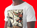 Priest Shirt Satan T Shirt Vintage Comic Tee Retro Comic Shirt Spiritual Warfare Shirt Demon Shirt Holy War T Shirt Graphic Tee – Aesthetic Look · Perfect For Daily Wear