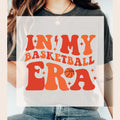 In My Basketball Era DTF Print Sports Mom Direct to Film Transfers Ready to Press Heat Transfer for Sports Teams Custom Sports Designs Gift Graphic Tee – Fan Favorite · Perfect For Daily Wear