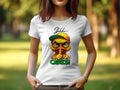 Women39s Sarcastic TShirt Yellow Duck Graphic Shhh No One Cares Quote Funny Tee Casual Streetwear Style Graphic Tee – Soft Feel · High-Quality Print