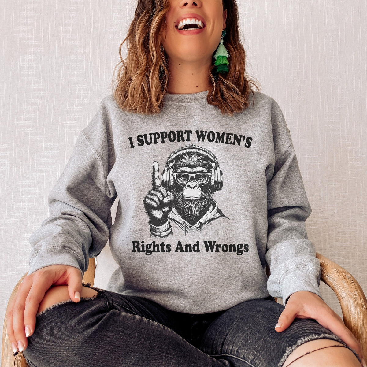 I Support Womens Rights And Wrongs Pro Roe v Wade My Body My Choice Sweatshirt Feminist Sweatshirt Women39s Rights Shirt Sweatshirt – Everyday Comfort · Trending Graphic Apparel