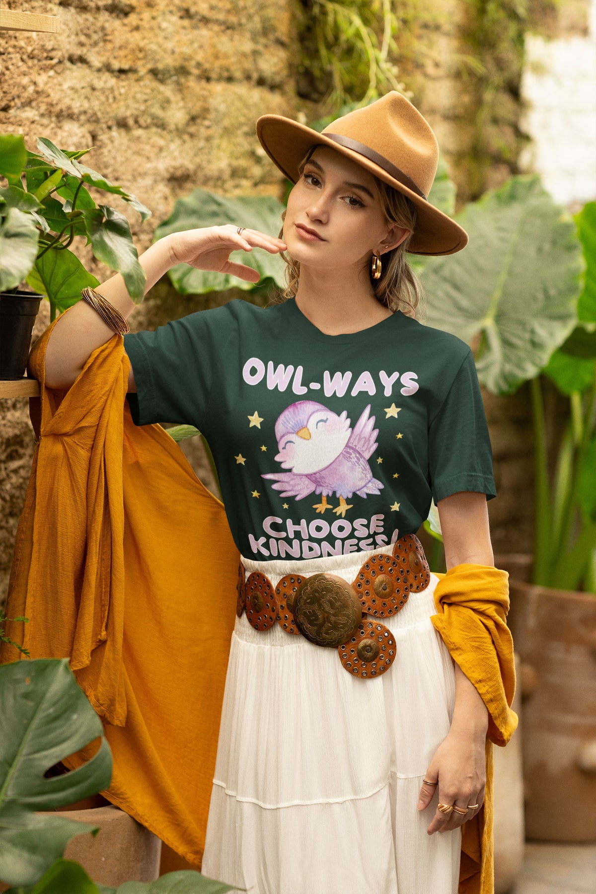 Cute School Teacher or School Librarian Tee Shirt for Friend Who Loves Owls OwlWays Choose Kindness Positive Affirmation Tee for Teacher Graphic Tee – Soft Feel · Perfect For Daily Wear