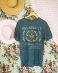 Funny Pride and Prejudice Tee Shirt for Reader Who Loves Mrs Bennet Butterfly Lover Gift for Bookworm Cute Bookish Gift with Flowers Graphic Tee – Cozy Vibes · Top Pick For Any Outfit