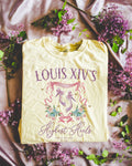 Floral History TShirt Friend Who Loves French History and Fashion Social Studies Teacher Gift Cute Louis XIV History Shirt with Flowers Graphic Tee – Premium Graphic · Great Gift For Fans