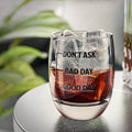 Whiskey Gifts Pour Line Whiskey Glass Funny Whiskey Glass Good Day Pour Bad Day Pour Don39t Ask Pour Whiskey Gift bourbon gift Graphic Tee – Easygoing Wear · Great Gift For Fans