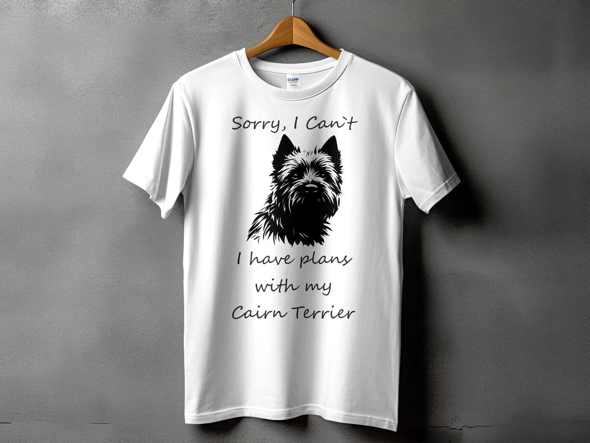 Sorry I Can39t I Have Plans With My Cairn Terrier TShirt Funny Dog Lover TShirt Cute Cairn Terrier Shirt Gift for Dog Owner Graphic Tee – Everyday Comfort · Top Pick For Any Outfit