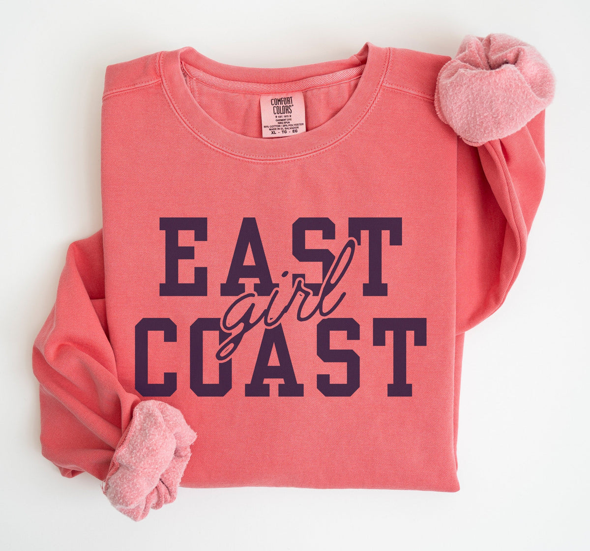East Coast Girl Beach Crewneck Sweatshirt Gift Girls Trip Pullover Souvenir Sweatshirt – Bold Style · Great Gift For Fans