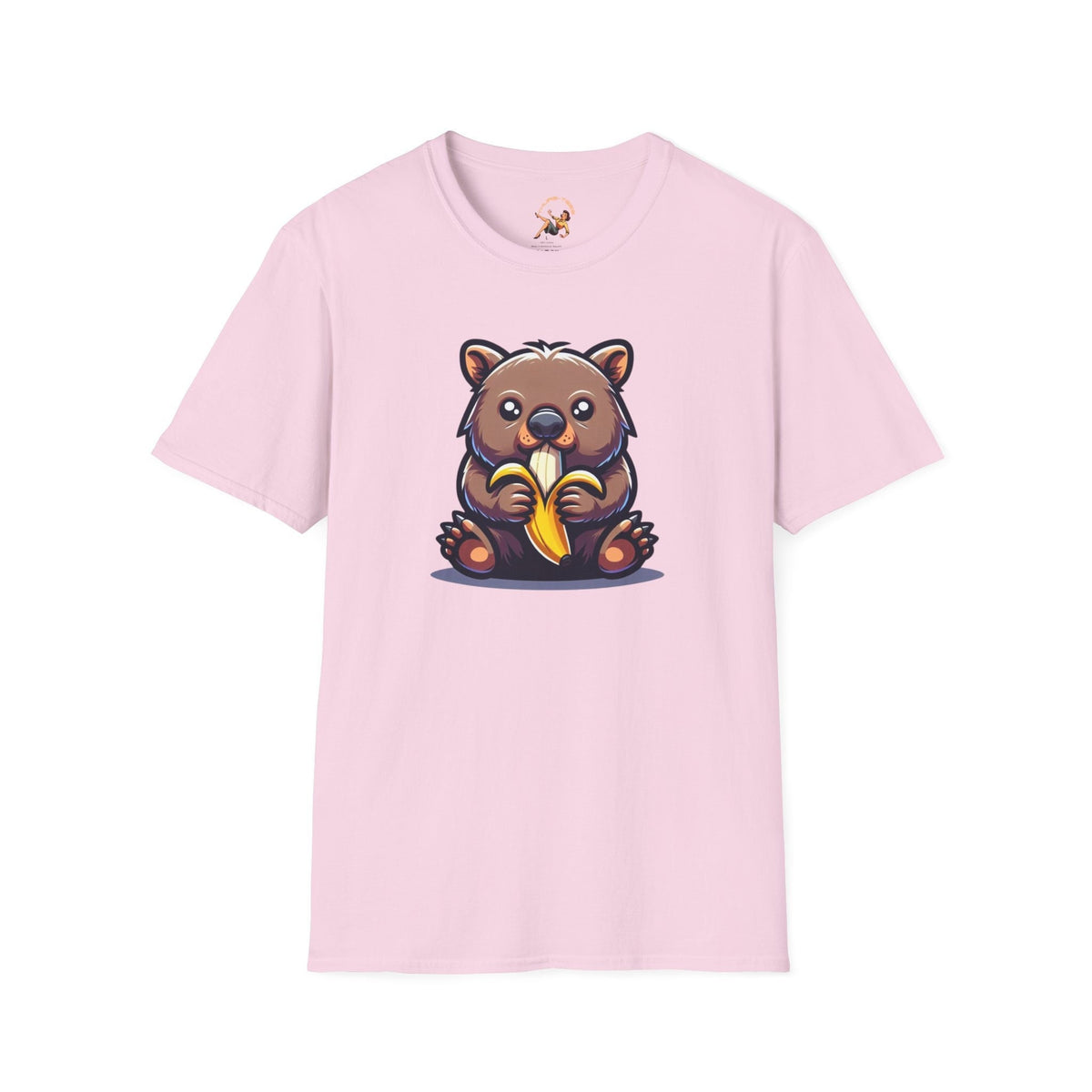 Wombat Tee Shirt Banana T Shirt Cute Animal Fuzzy Wombat Australian Marsupial T shirt Adorable Baby Wombat Graphic Tee – Easygoing Wear · Perfect For Daily Wear
