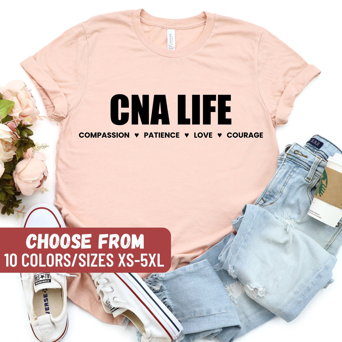 Certified Nursing Assistant Shirt CNA TShirt Cute CNA Shirt Certified Nursing Assistant Gift CNA Gift Nurse Nursing Shirt Nurse Tees Graphic Tee – Feel-Good Design · High-Quality Print