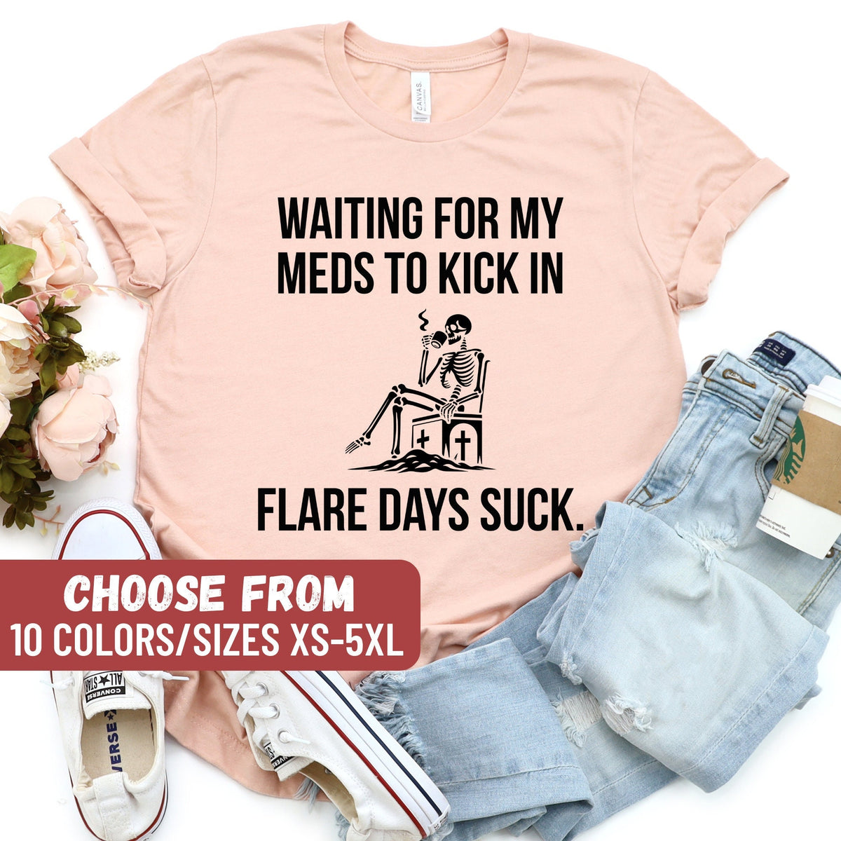Fibromyalgia Shirt Chronic Pain Shirt Fibromyalgia Gift Fibromyalgia Gift Chronic Pain Gift Mental Health Shirt Mental Health Gift Graphic Tee – Premium Graphic · Great Gift For Fans